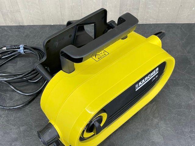 美品　KARCHER 高圧洗浄機本体 黄色 KARCHER 高圧洗浄機 家庭用