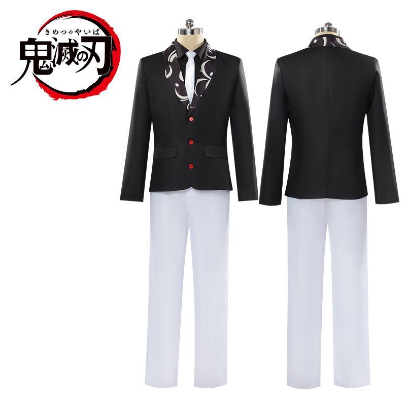 鬼滅の刃 鬼舞辻無惨 コスプレ衣装 スーツ コスチューム cosplay 変装 仮装 人気 キャラクター アニメ ハロウィン パーティー イベント お盆 プレゼント A136