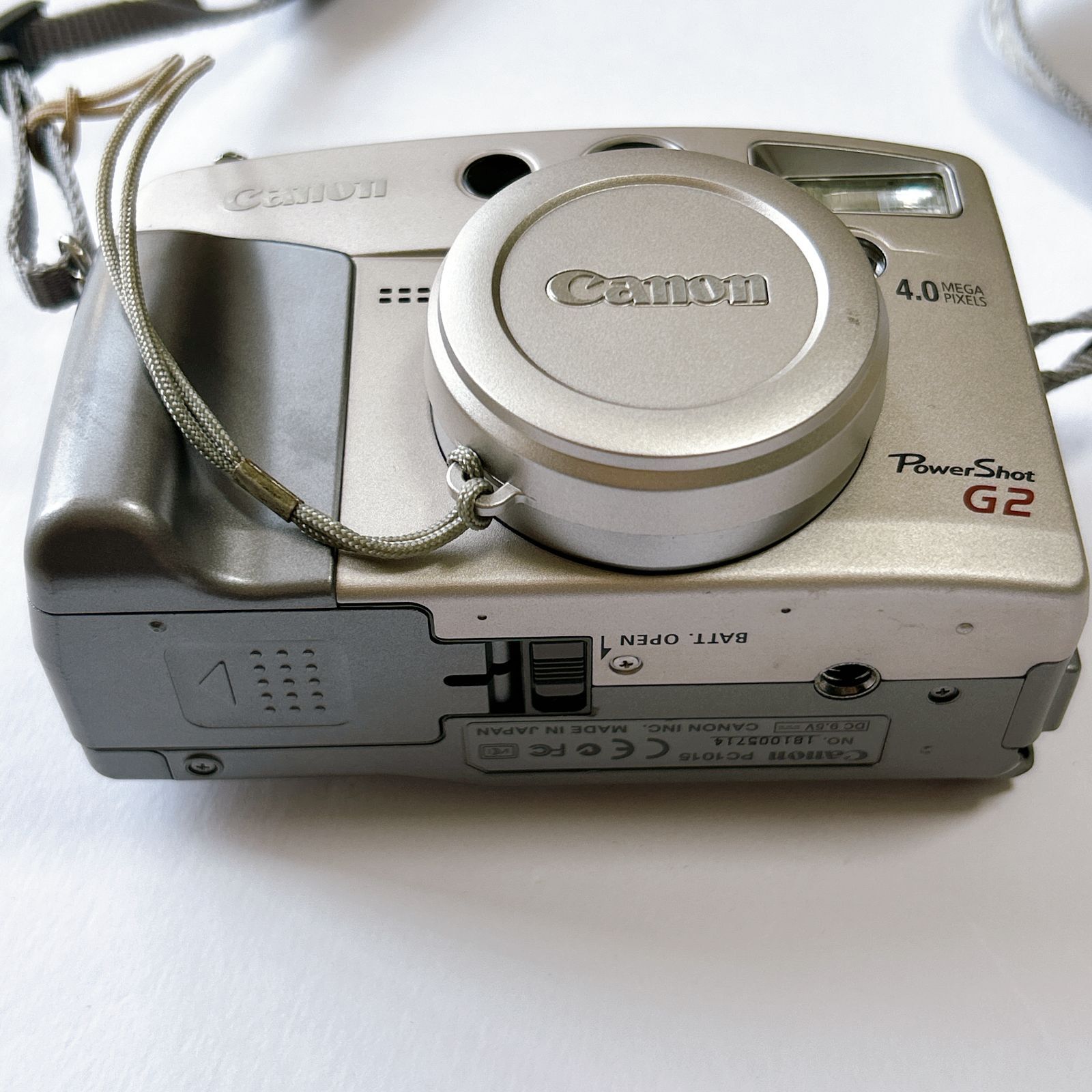 キャノン PowerShot G2 PC1015 シルバー デジタルカメラ 充電器