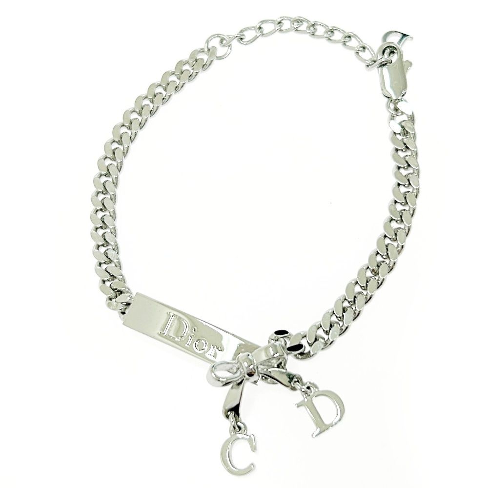 Christian Christian Dior CDロゴ 喜平 ブレスレット ゴールド 
