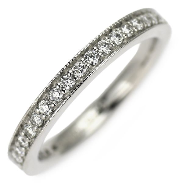Pt950 ダイヤモンド リング 0.23ct ハーフエタニティ - メルカリ 