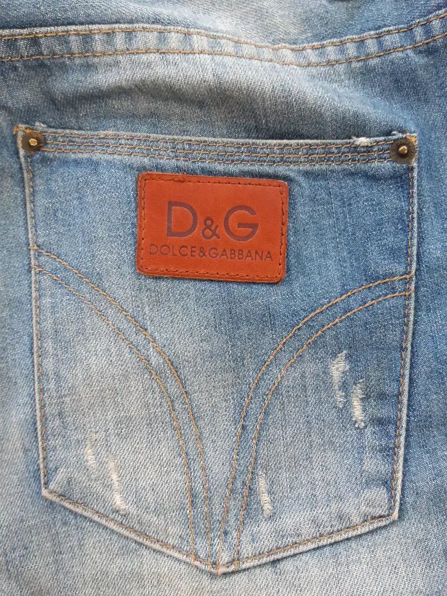 ドルチェ＆ガッバーナ デニム ダメージ ウォッシュ ズボン WWW_NOITHATQUANGTHANH_NET