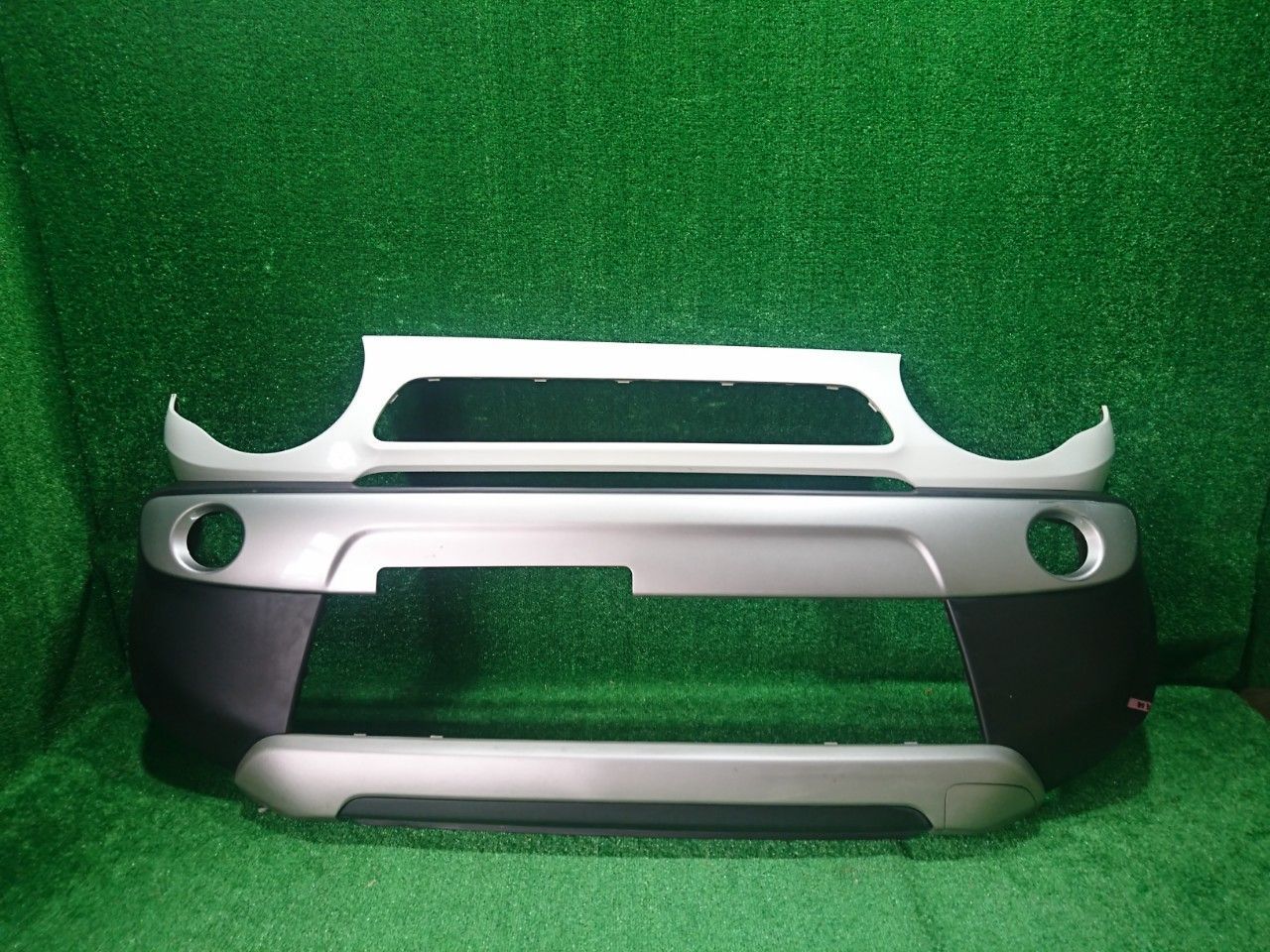 MR31S ハスラー フロントバンパー 無塗装黒×パール 48063