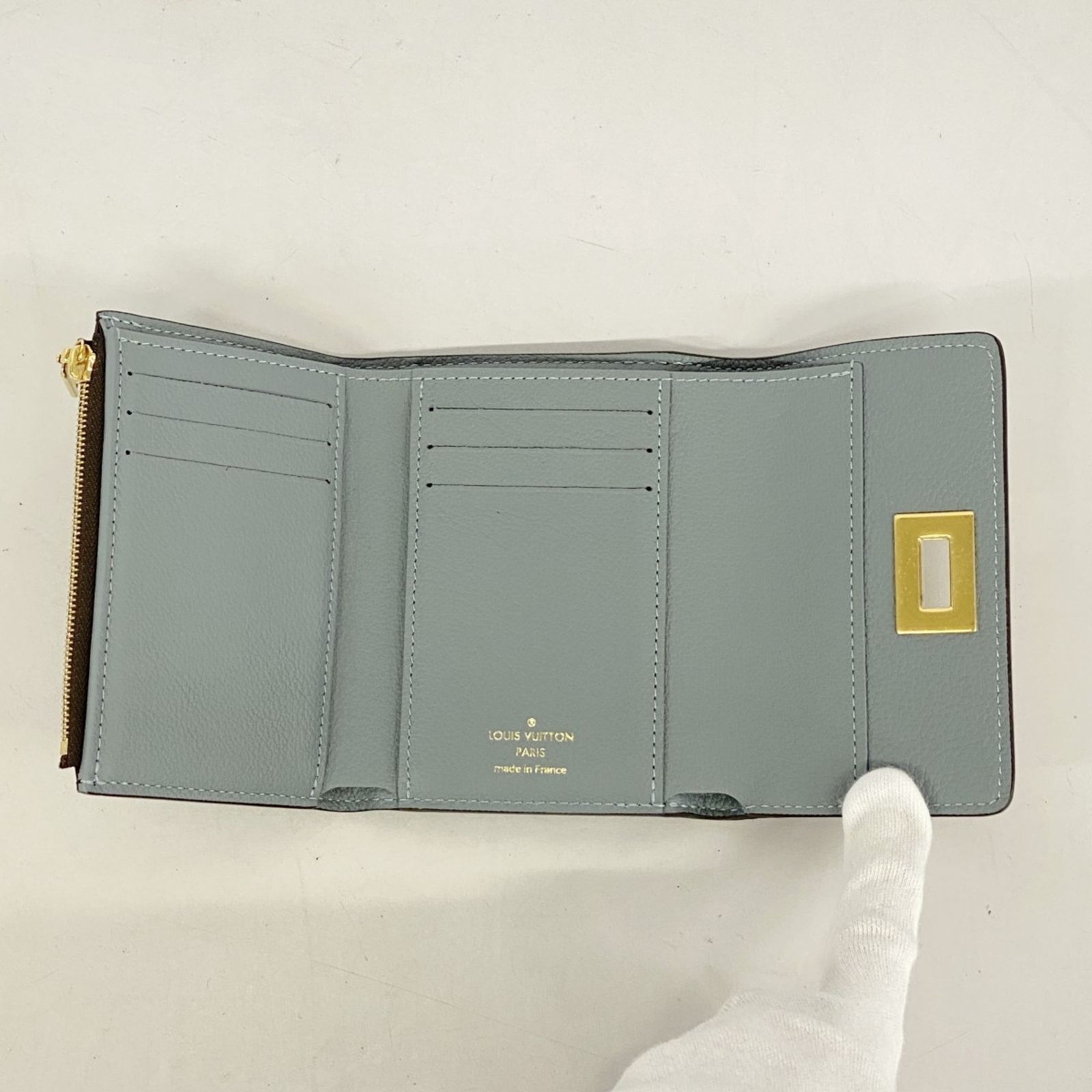 ！極美品！　ルイヴィトン　モノグラム　モネ　折り財布 A742【外観極美品】LOUIS VUITTON ルイヴィトン モノグラム