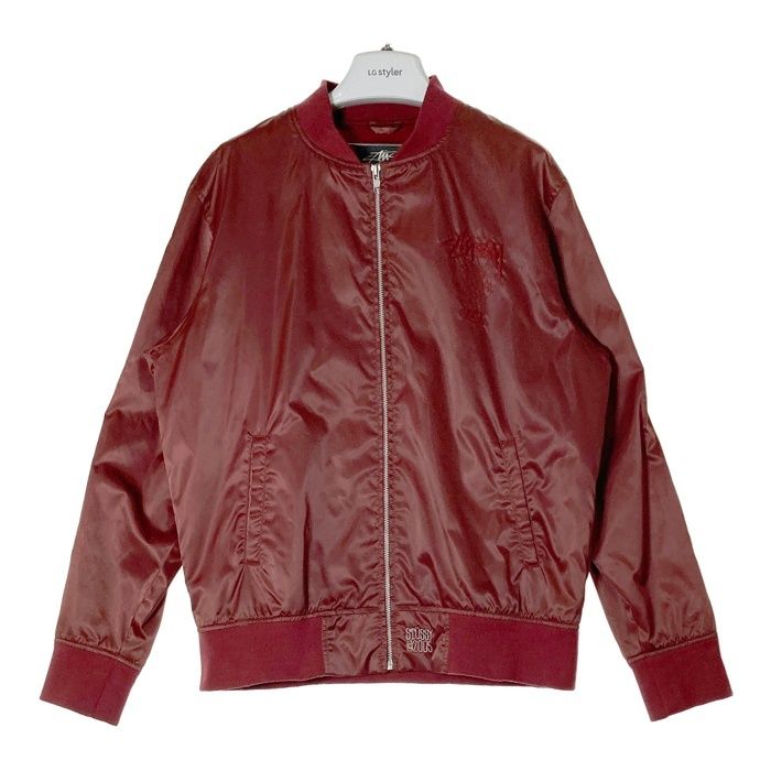Stussy スカジャン ブラック ピンク Stussy スカジャン ブラック ピンク Stussy リバーシブルスカジャン