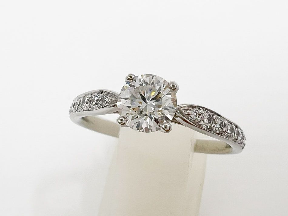 Tiffany & Co. ダイヤモンド プラチナリング11号 鑑定書付き