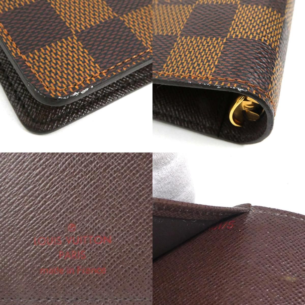 ルイ ヴィトン LOUIS VUITTON 手帳カバー ダミエ アジェンダMM|mercari 