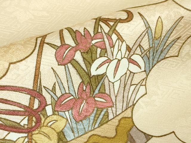 平和屋本店●極上　皇室献上作家　藤井寛　訪問着　駒刺繍　雲重ね　灰桜色地　金彩　逸品　未使用　DZAB5863kh6 楽天市場】平和屋本店□極上 皇室献上作家 藤井寛 訪問着 駒刺繍 雲取