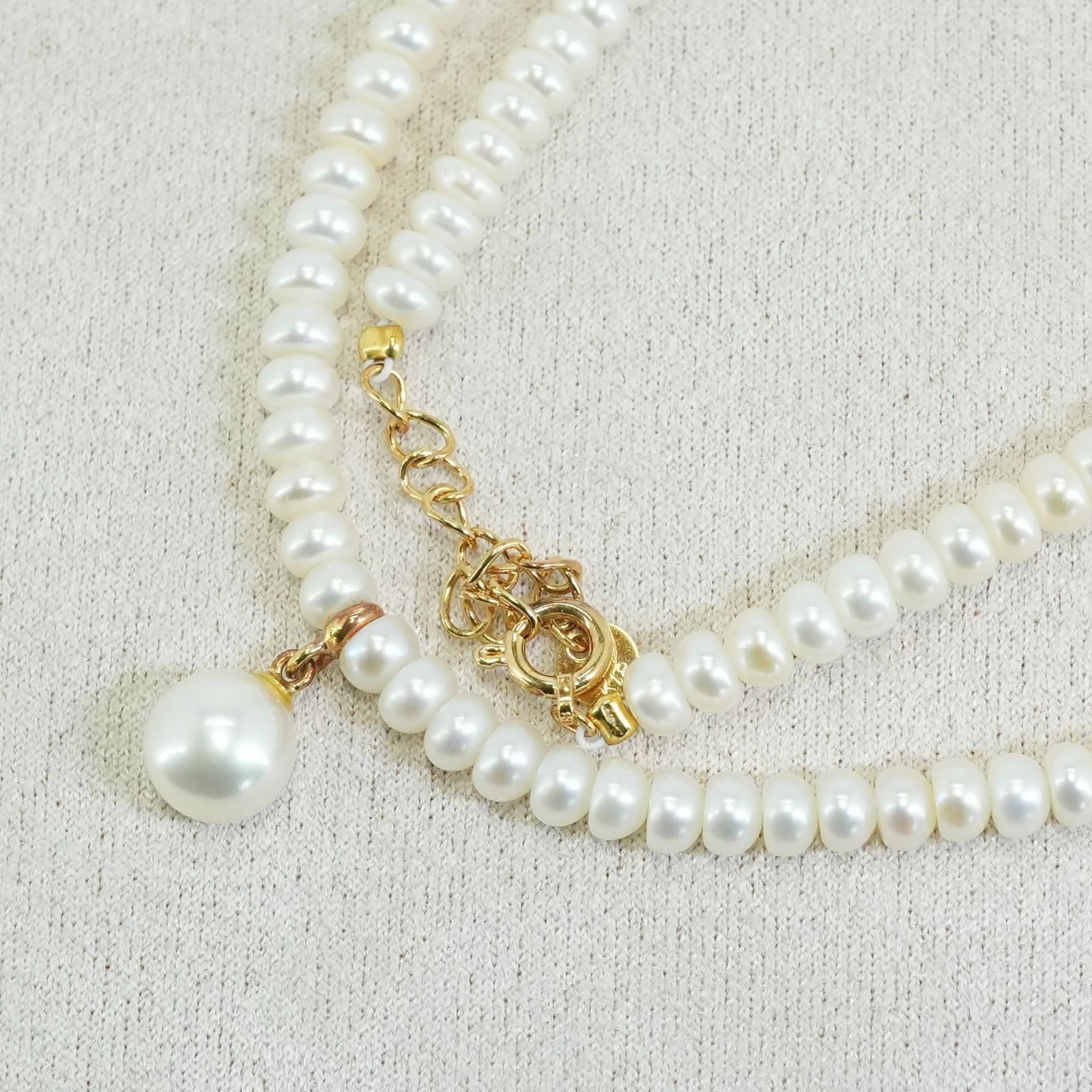 【超美品】MIKIMOTO ペルリータ ベビーパール 真珠 K18 ネックレス MIKIMOTO ミキモトペルリータ ネックレス ペリドット ベビー