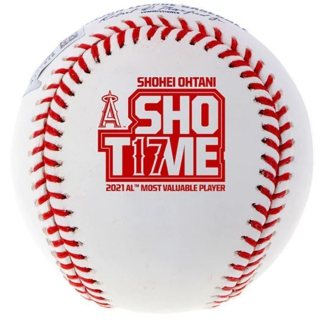 大谷翔平2021年MVP獲得記念 公式 ローリングス社製ボール(サインなし)