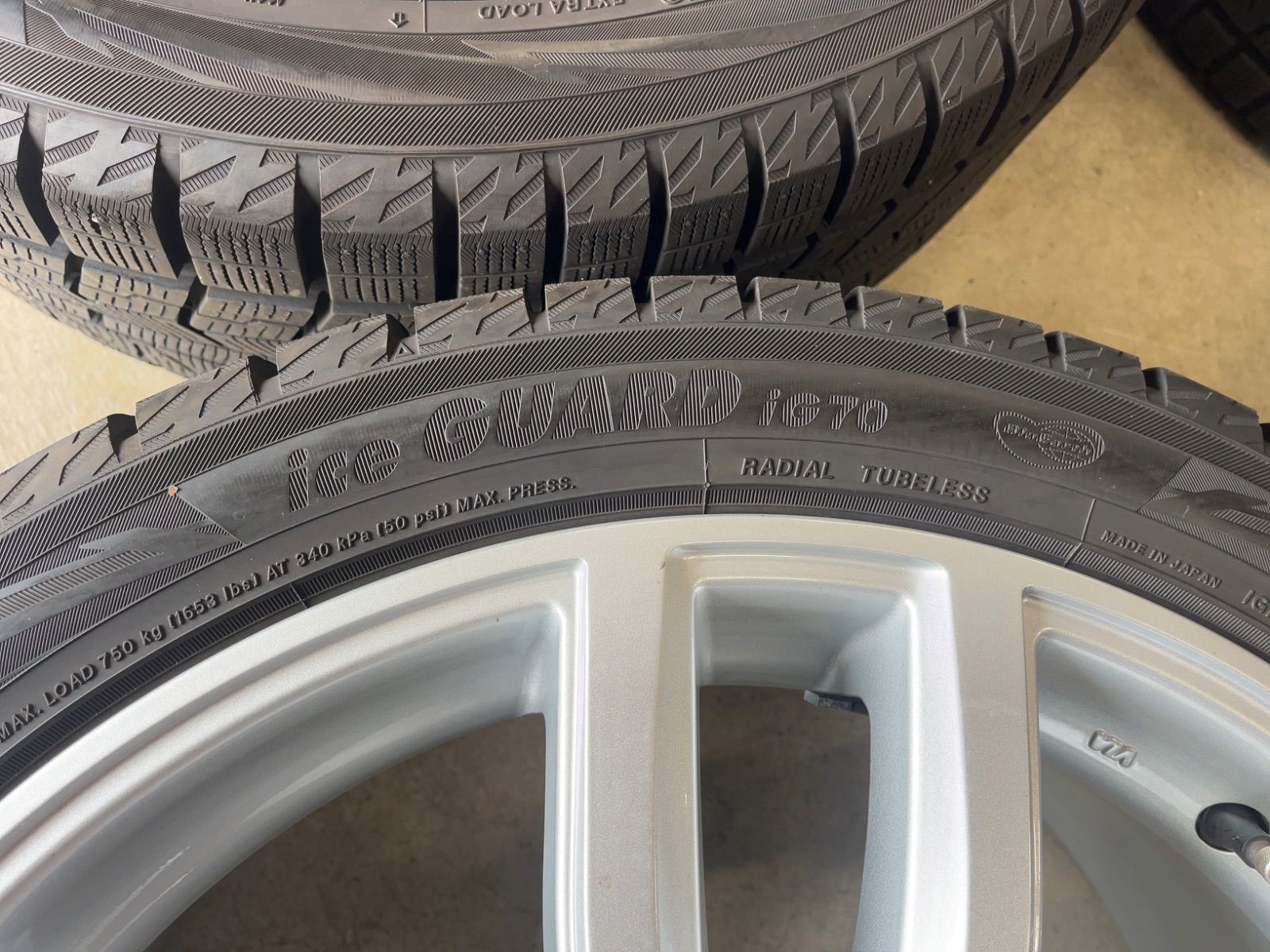 【激安大特価！】 BMW G15 8シリーズ G30 G31 ヨコハマ IG70 バリ山 19インチ 4本セット