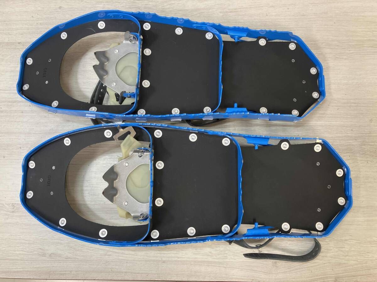 ケース付き MSR LIGHTNING ASCENT スノーシュー ブルー レディース 56cm|22in