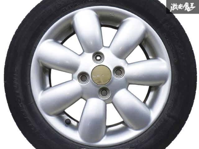 ラパン　スズキ純正ホイール14インチ4本 タイヤ付 スズキ ☆14インチ スズキ（ラパン） 純正 中古 アルミホイール
