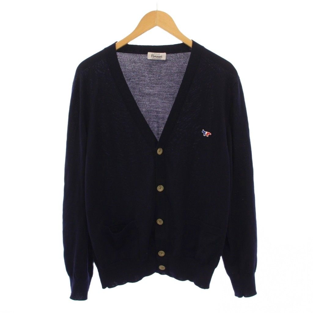 メゾンキツネ MAISON KITSUNE Parisien ニット カーディガン