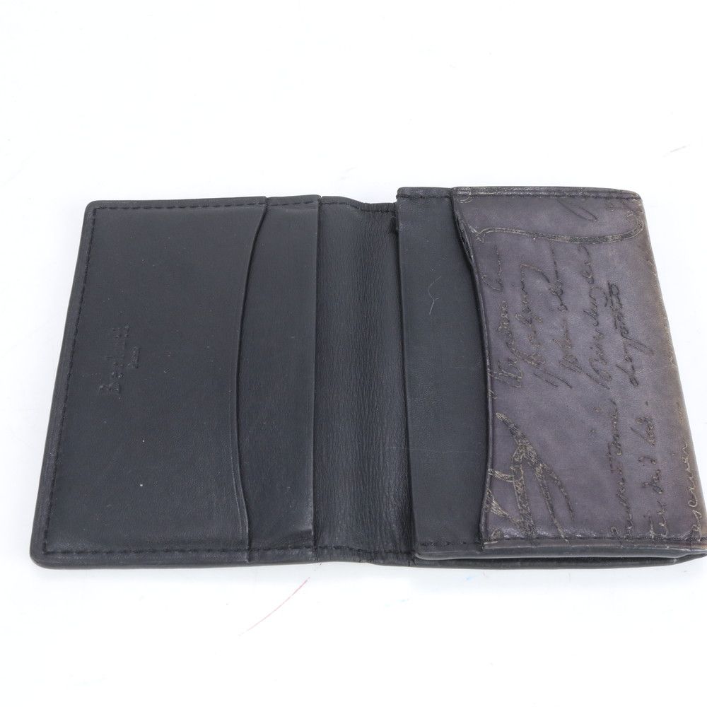 yy ベルルッティ インブイア スクリットレザー カリグラフィ カードホル N306923_imbuia-scritto-leather