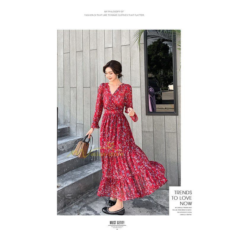 ワンピース レディース ロングワンピース きれいめ 花柄 ワンピース レディース ロングワンピース きれいめ 花柄