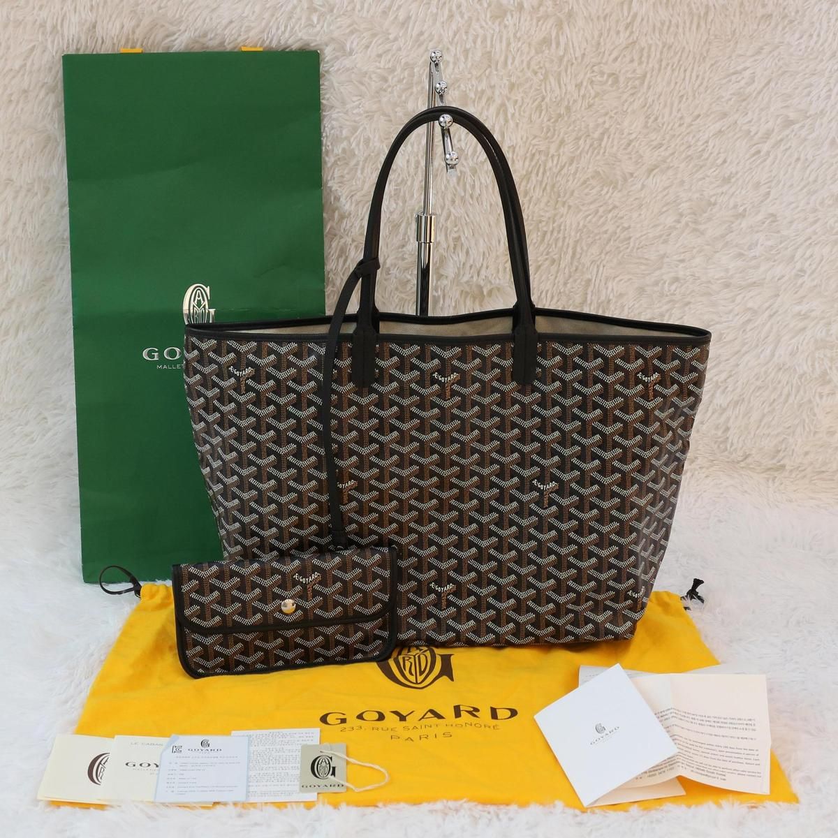 Bunjang商品韓国直送】Goyard(ゴヤール) サンルイ PM ブラック ほぼ新品 - メルカリ