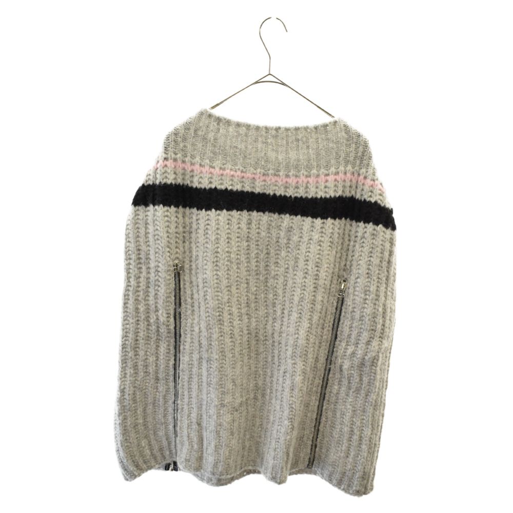 新品未使用RAF SIMONS ジップデザイン アルパカニットセーター 新品未使用RAF SIMONS ジップデザイン アルパカニットセーター