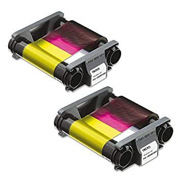 Evolis Badgy CBGR0100C リボン Badgy100 - Badgy200用 2パック