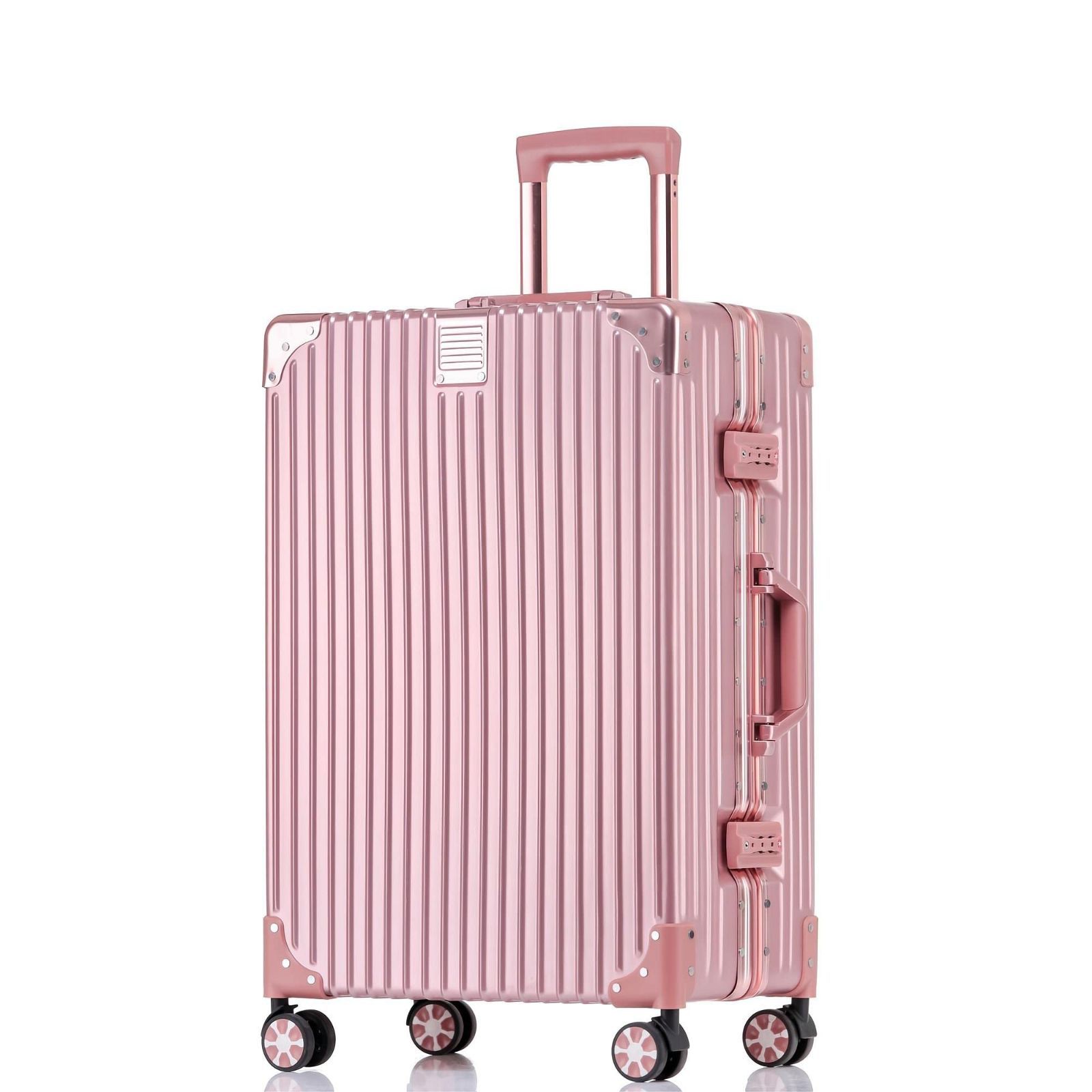 静音ダブルキャスター 軽量キャリーバッグ 耐衝撃 旅行 大型トロリー