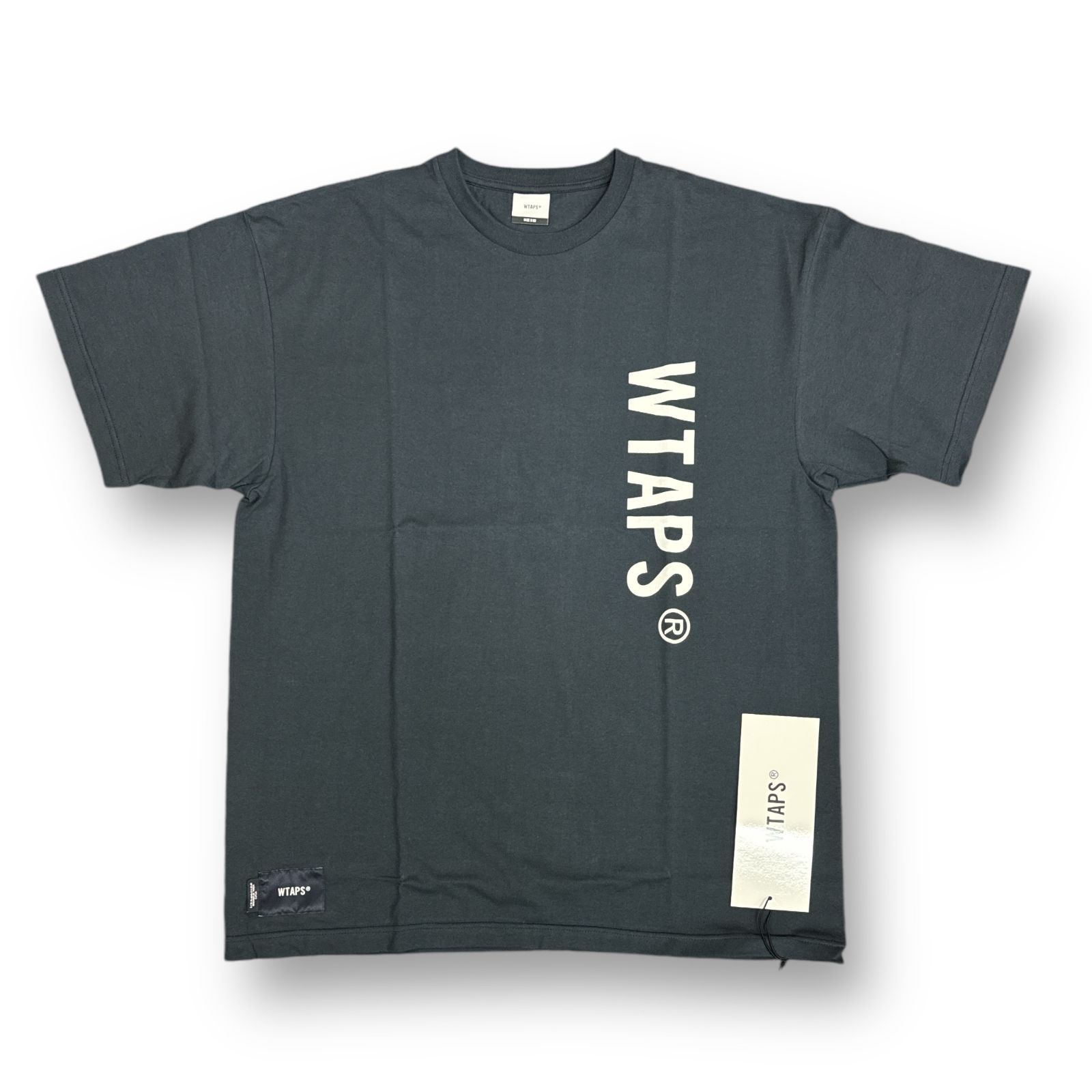 定価9900円 新品 WTAPS 24SS SIGN / SS / COTTON ロゴプリントTシャツ 