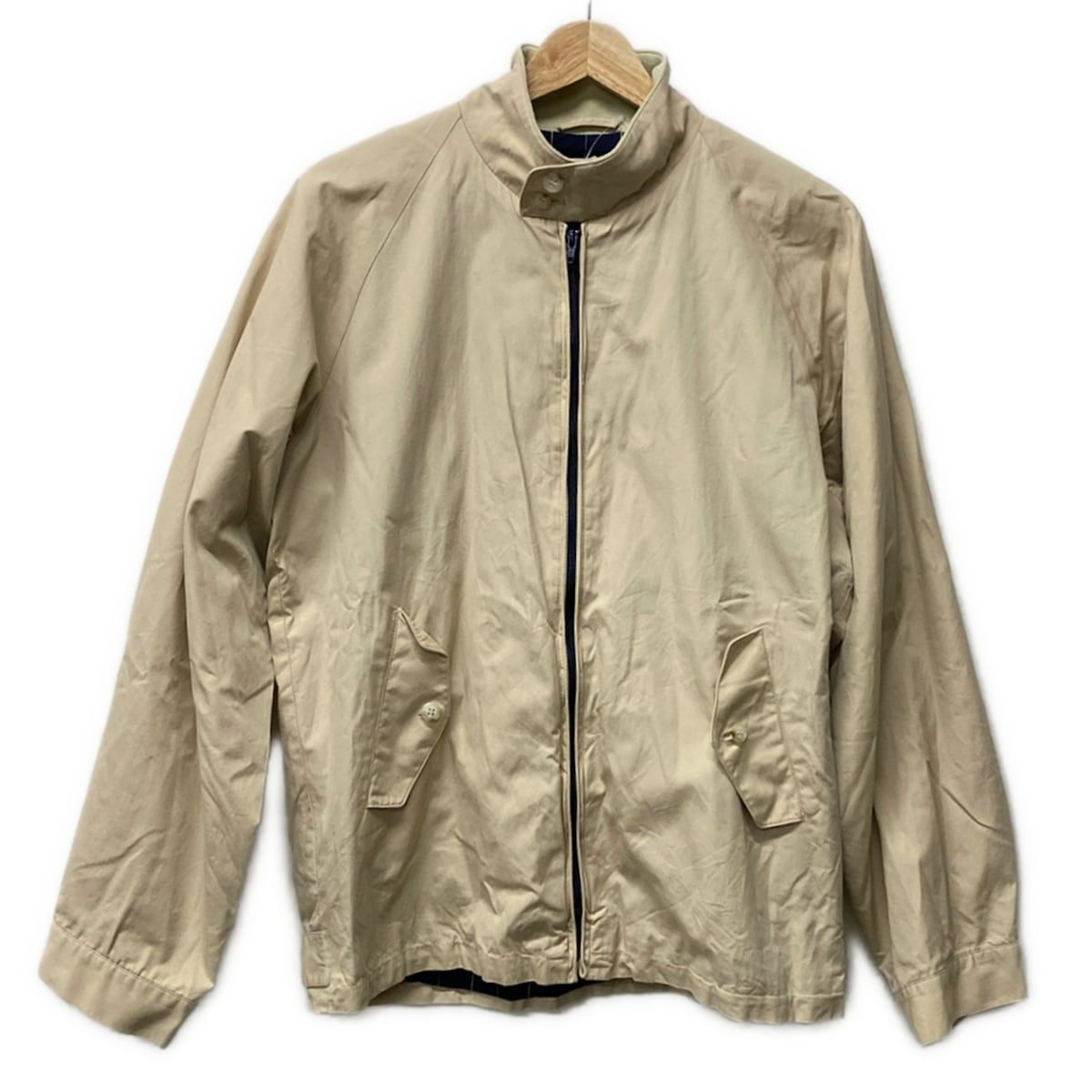 Baracuta ベージュ ジップアップジャケット Baracuta ベージュ ジップアップジャケット BARACUTAベージュ