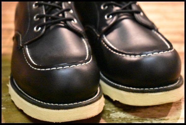9EE 羽タグ 00年 レッドウィング 8130 アイリッシュセッター 黒 ブラッククローム モック 8179 ブーツ redwing HOPESMORE FJ146 WWW_MORNINGWALKER_COM
