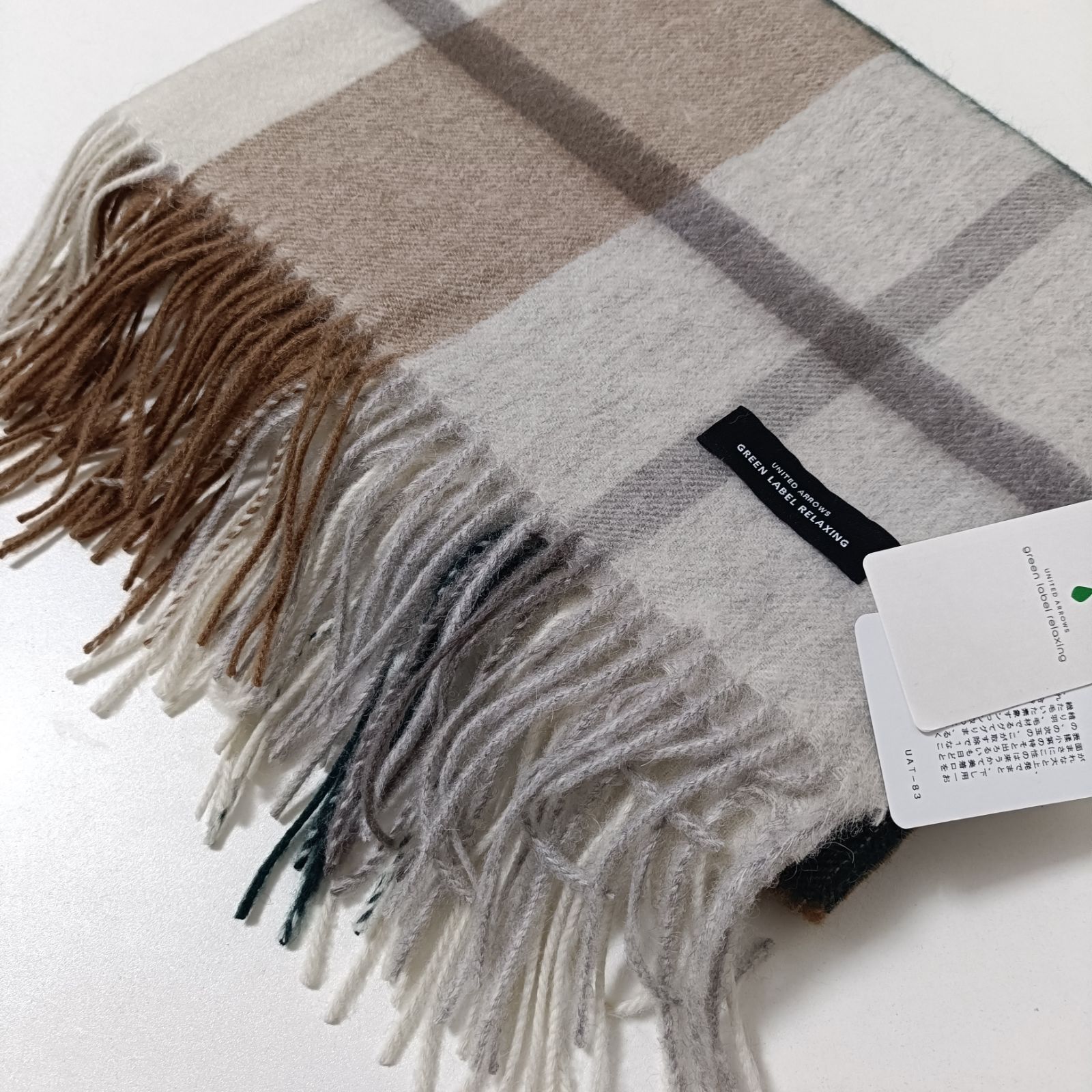 新品☆B&Yユナイテッドアローズ 大判カシミヤストール カシミヤ100