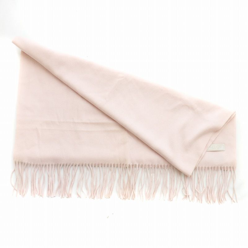 可愛い刺繍\tHermes\tクラン・ブロデ・ベルリンヌカシミヤマフラー カサデイ CASADEI マフラー ストール カシミヤ フリンジ ロゴ