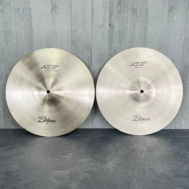 ジルジャン ハイハット 【中古】 AVEDIS ZILDJIAN Co NEW BEAT HI HAT BOTTOM 14インチ 36cm ドラム 打楽器 2枚組 / 58402