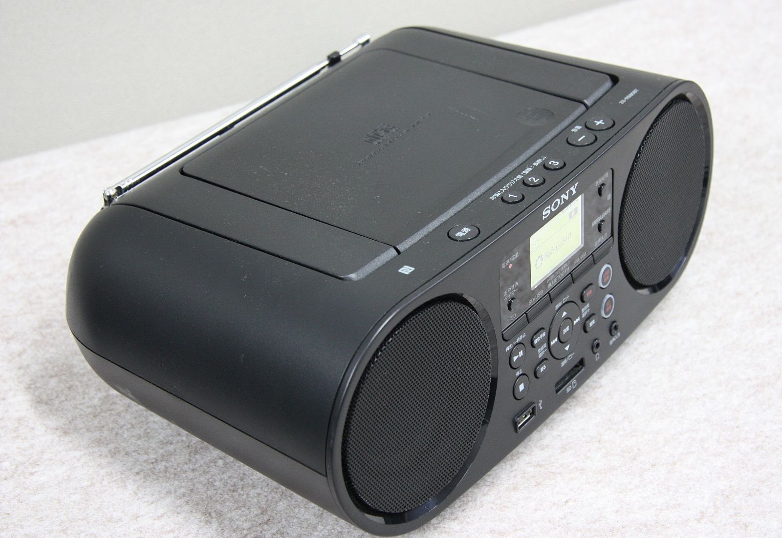 大人気，高品質】 SONY ZS-RS80BT CDラジオ リモコン付き ※訳あり