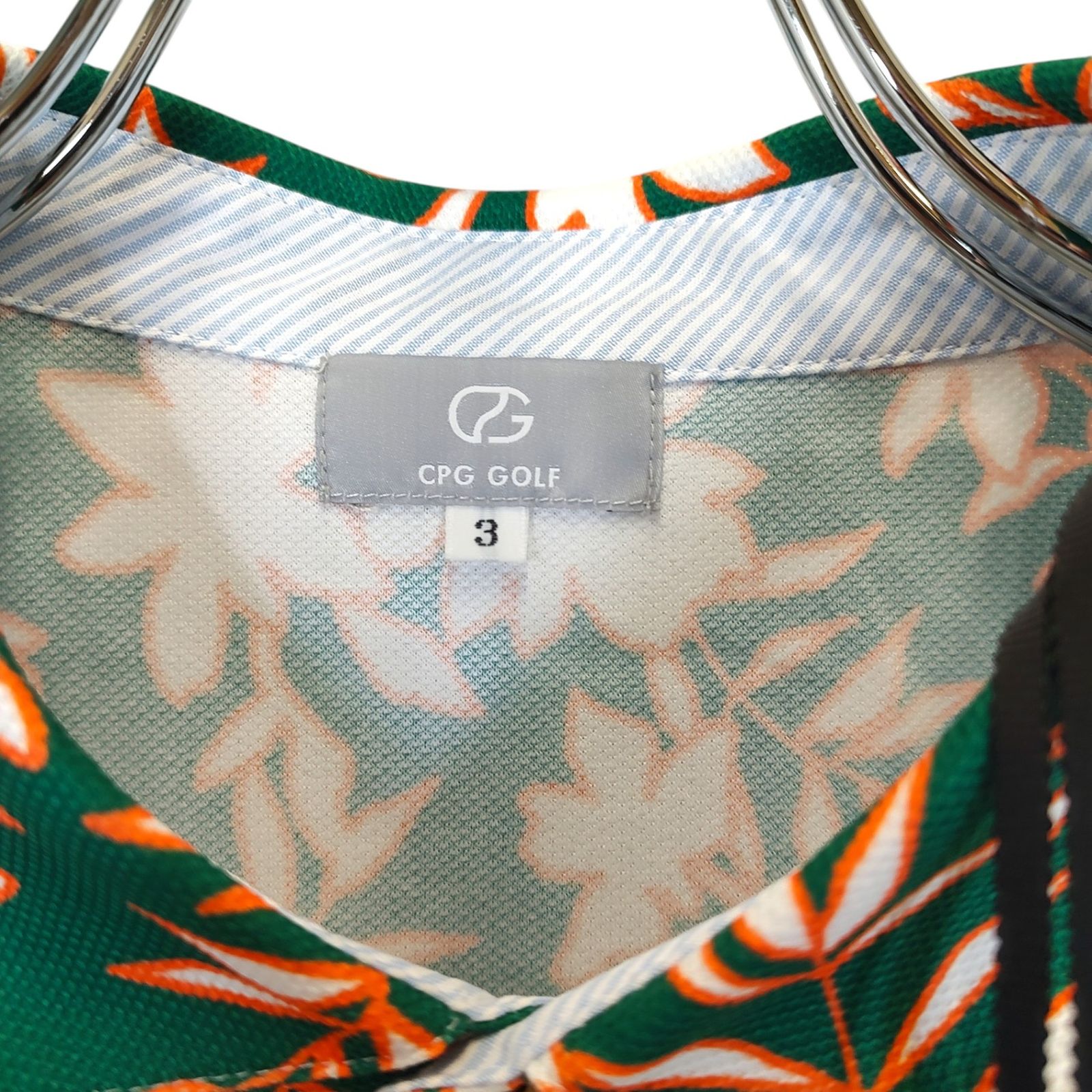 CPG GOLF シーピージーゴルフ 25SS FLOWER MOTIF POLO SS フラワー