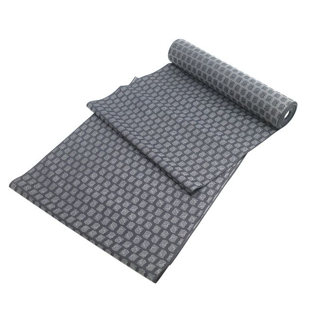 平和屋本店□極上 お召 反物 着尺 洋花文 逸品 未使用 DZAA11272kh5