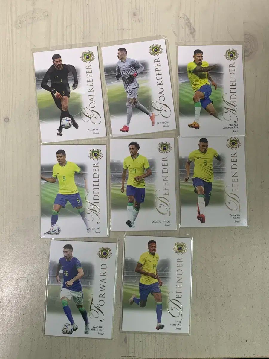 【雷市場（ポンジャン）商品韓国直送】 ブラジル プテラ サッカー カード まとめ売り 8 腸