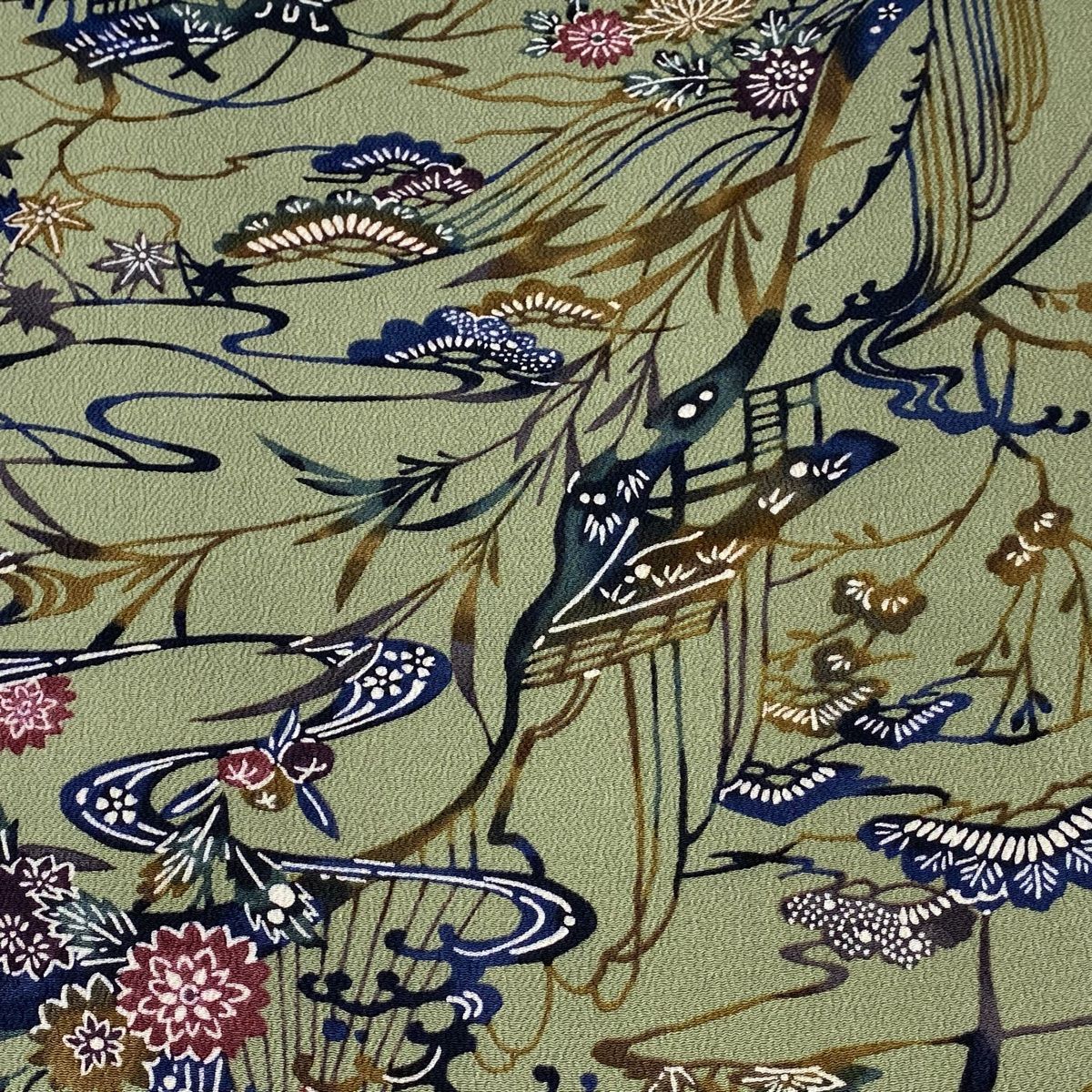 草花 雪吊