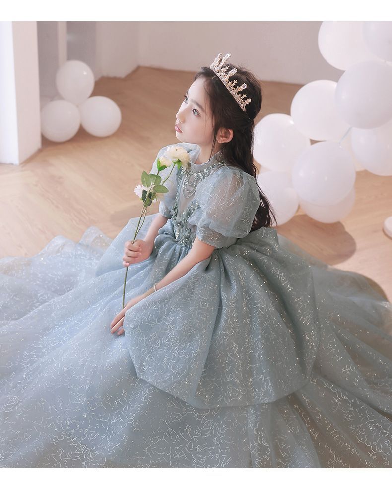 発表会ドレスフォーマルドレスフォーマル子供キッズロングドレス女の子秋冬ロングドレスピアノ女の子ワンピースパーディー