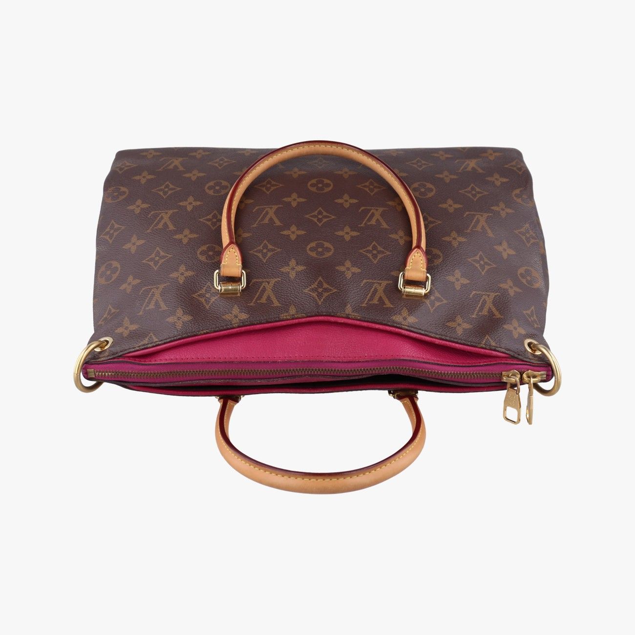 ルイヴィトンLouis Vuittonパラスモノグラム ブラウン系×マロン×ローズリッチモノグラムキャンバス×カーフレザーM50067CA0146 DECORATOM_COM_BR