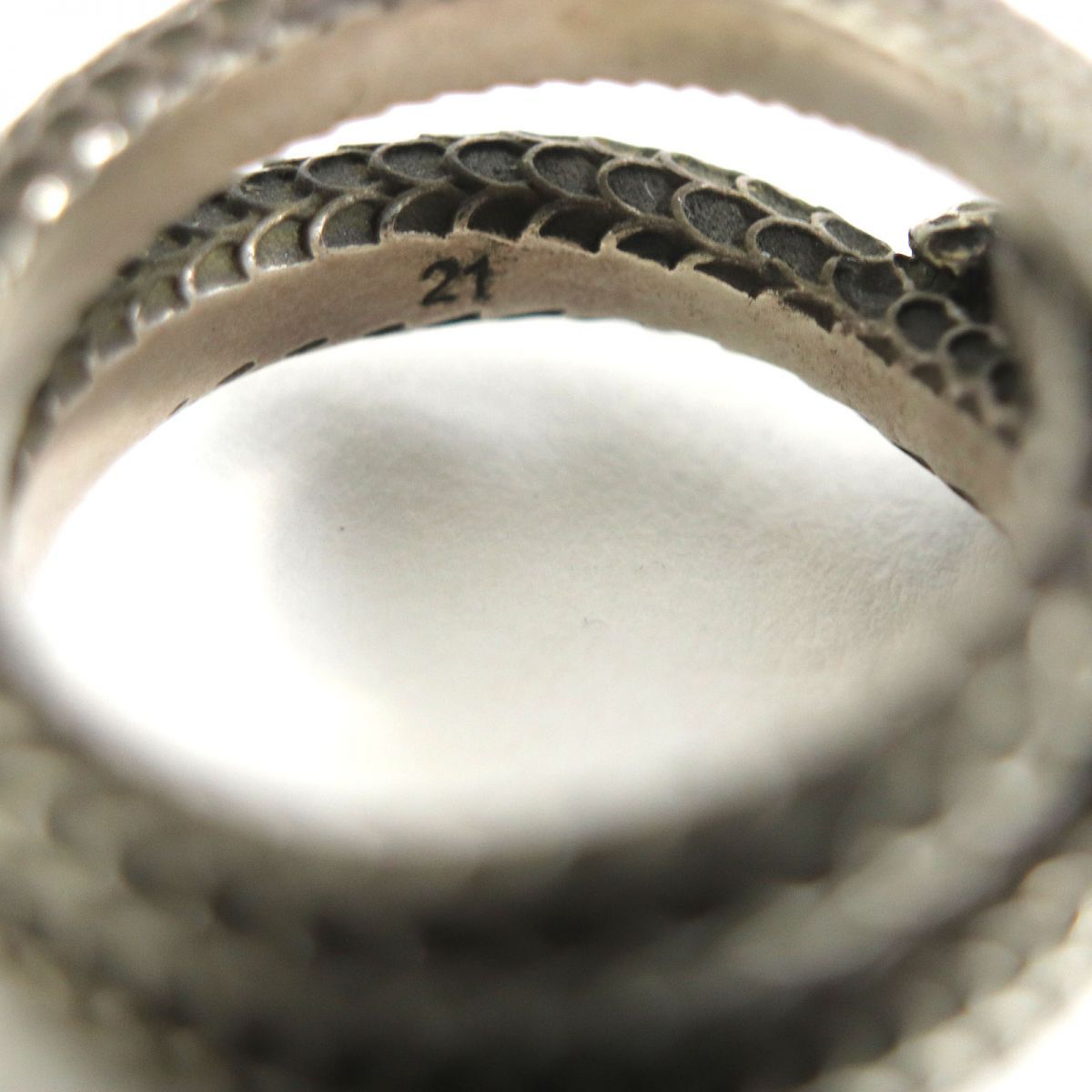 美品□GUCCI グッチガーデン 525177 スネークモチーフ Ag925  