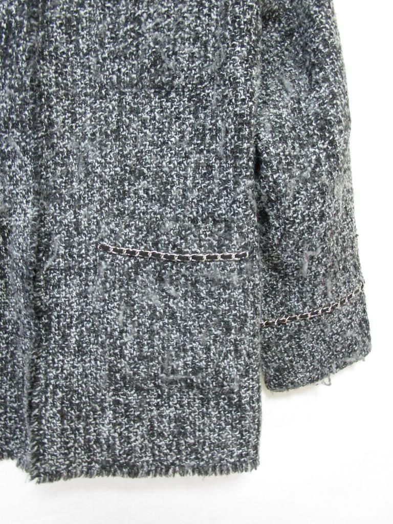 Loungedress ラウンジドレス ツイードジャケット グレー Loungedress