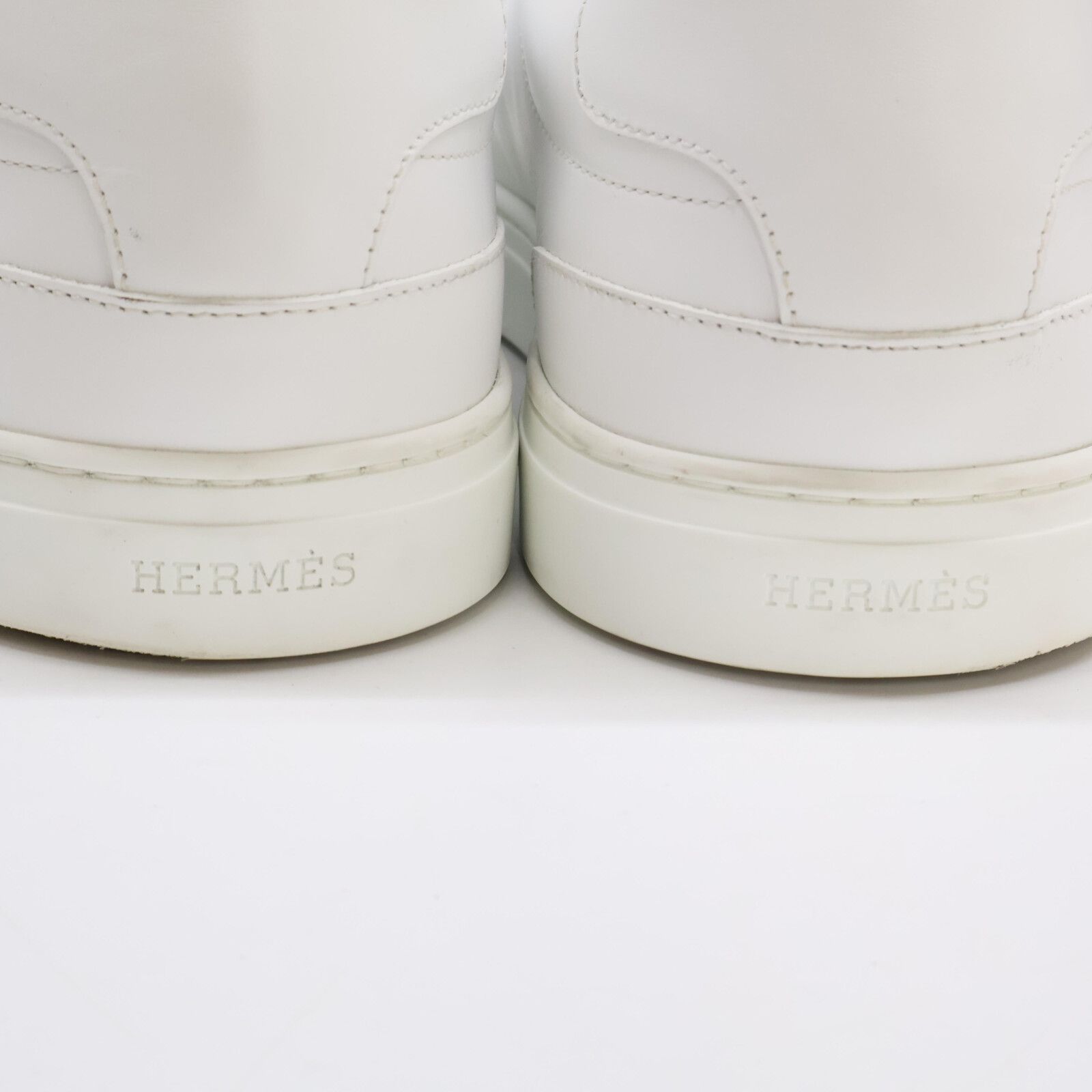 HERMES エルメス デイ ケリーバックル レザー スニーカー 42
