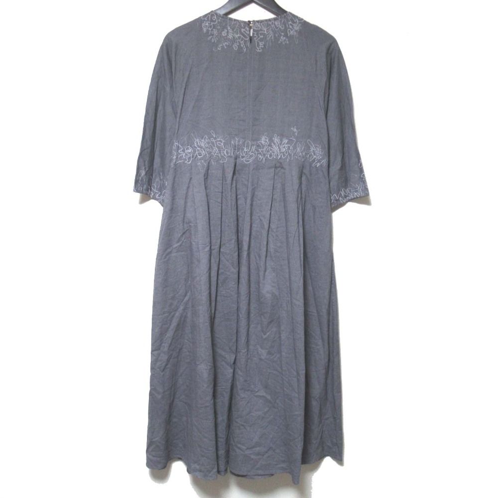 美品 JURGEN LEHL ヨーガンレール エンブロイダリー 刺繍 七分袖  