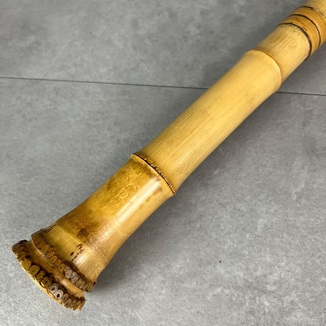 人気　尺八　琴古流　バチ型　銘あり　竹治　1印　2尺3寸　5孔　和楽器 人気 尺八 琴古流 バチ型 銘あり 竹治 1印 2尺3寸 5孔 和楽器
