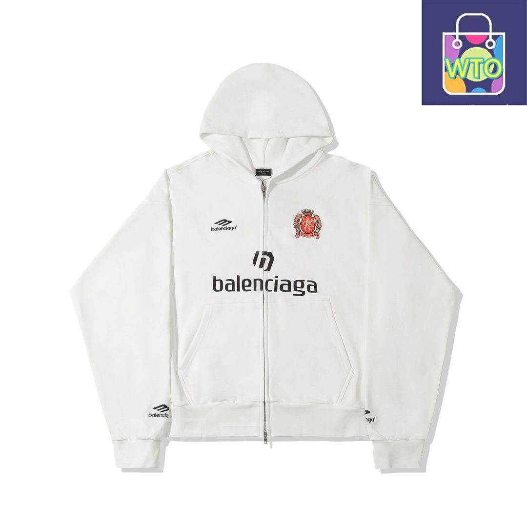 マンチェスターユナイテッド ファンペルシーパーカー BALENCIAGA × マンチェスターユナイテッド コラボ パーカー