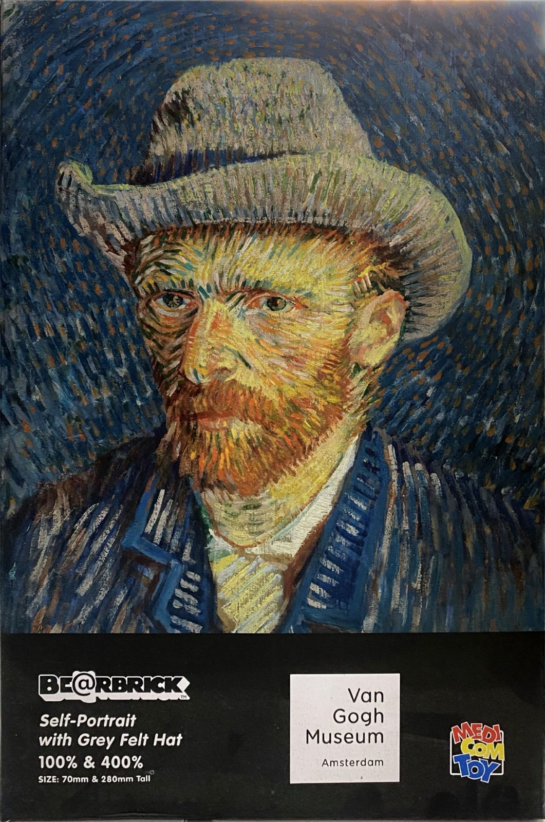 400%のみBE@RBRICK Van Gogh Self-Portrait