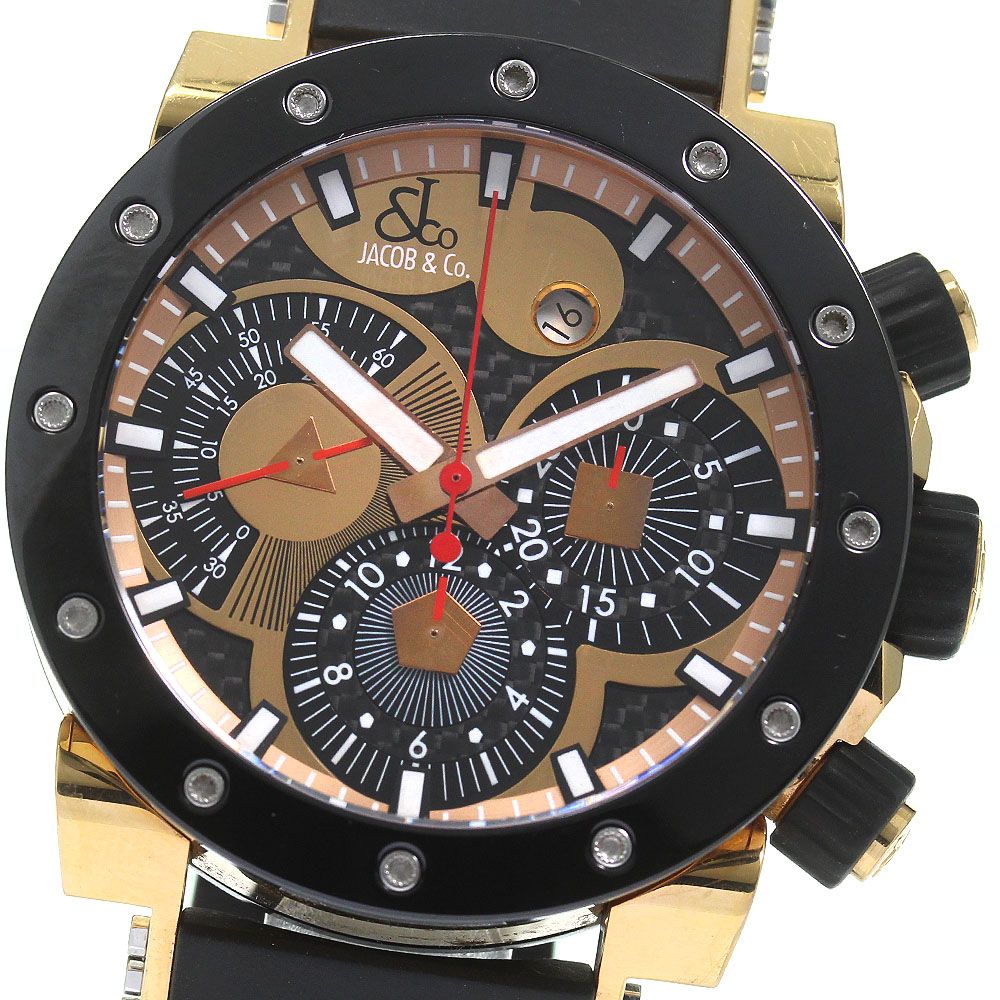 JACOB&CO JC-V2Q2B エピックI 週末限定値下げ！ JACOB&CO ジェイコブ エピックⅡ クロノグラフ 【公式通販】