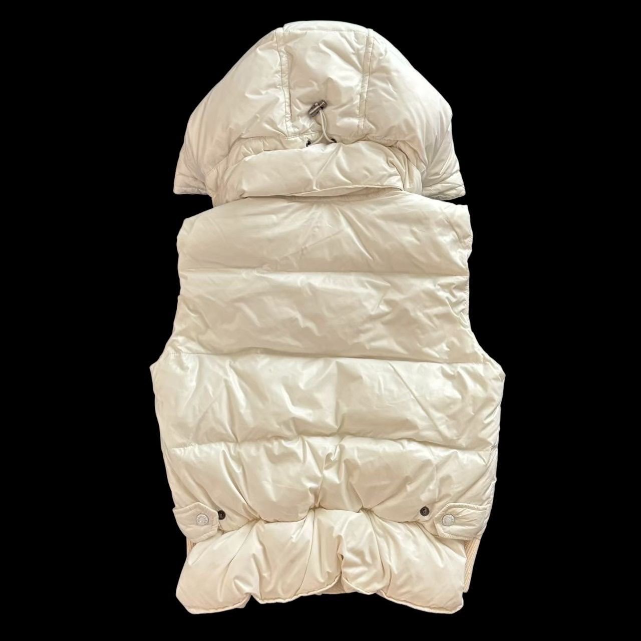 MONCLER モンクレール ダウンベスト 白 ワンポイントロゴ 820-052-00097-01 10044 キッズ 8 A 128 cm