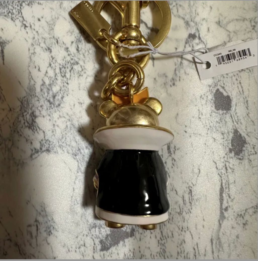 コーチ COACH キーホルダー レディース キーリング ディズニー コラボ