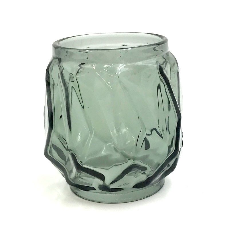 イワタデンキ クラッシュアイス グレー ランタン ホヤ 【クラッシュ