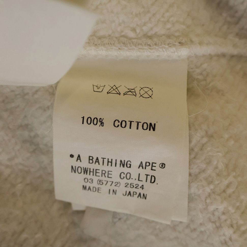 A BATHING APE (アベイシングエイプ) ラインストーン ロゴ フルジップ