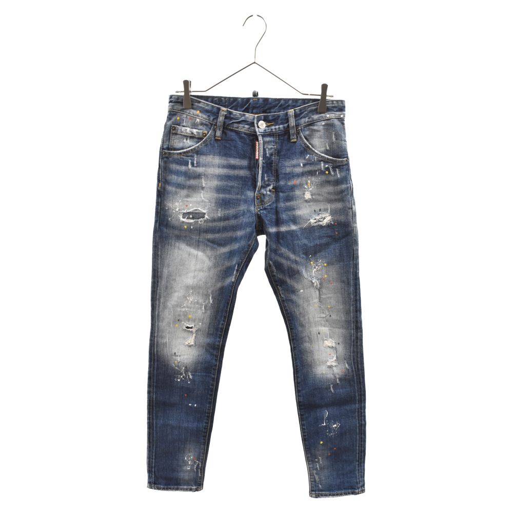 DSQUARED2 (ディースクエアード) 19SS Slim Jean ペイント加工